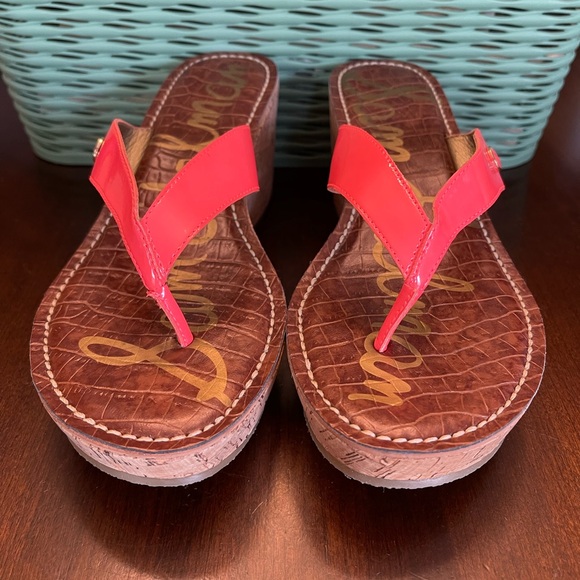 NWOT Sam Edelman Romy Women's Sandal with  Cork Wedge - Picture 5 of 9